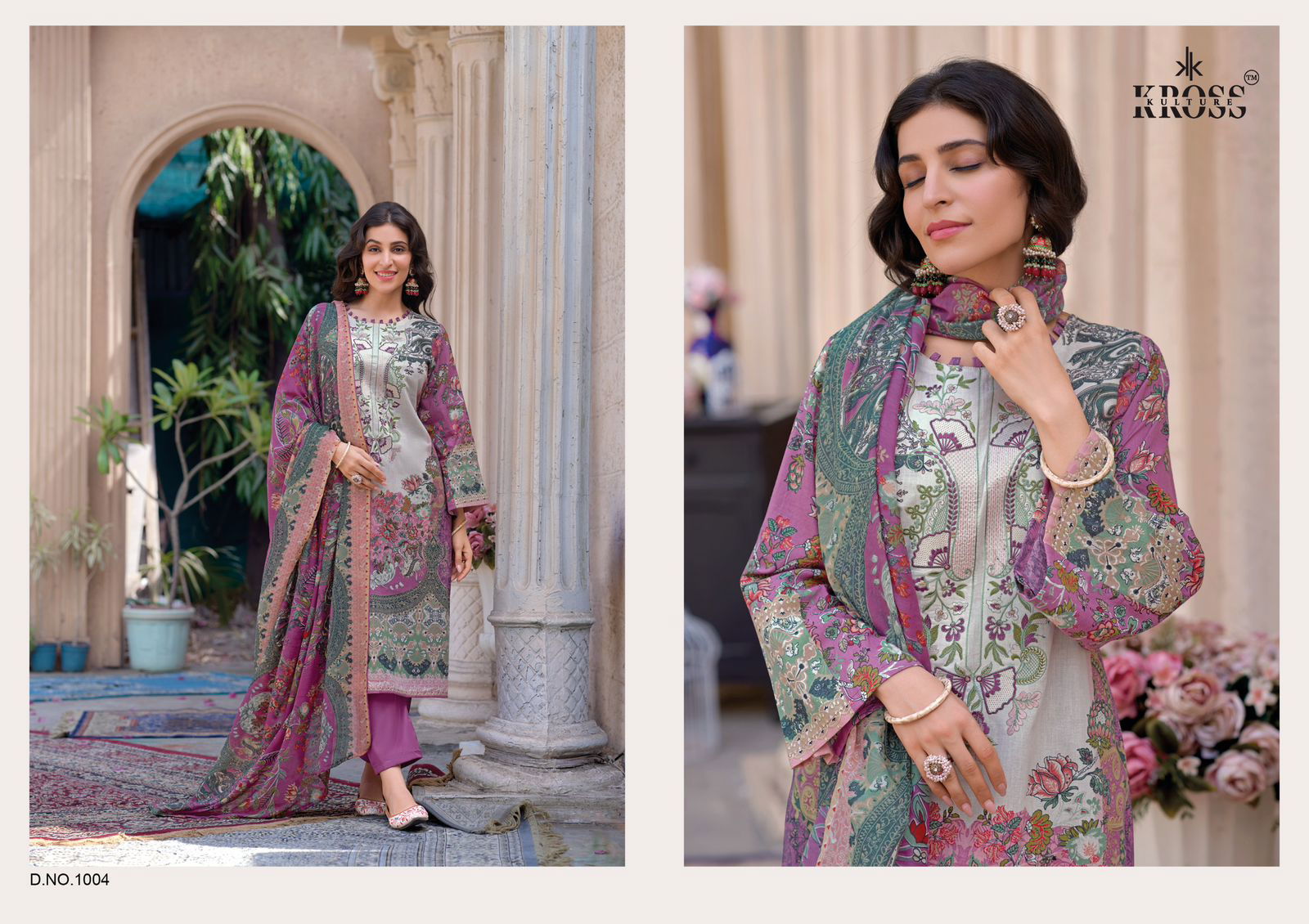 Naira By Kross Kulture Embroidery Cotton Pakistani Dress Material Wholesale Shop In Surat